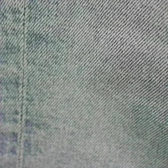 AGOLDE Merrel Straight Midwash Light Blue Raw Hem Jeans Women 25 - Picture 10 of 12